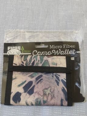 Pugs Micro Fiber Camo Wallet NEW